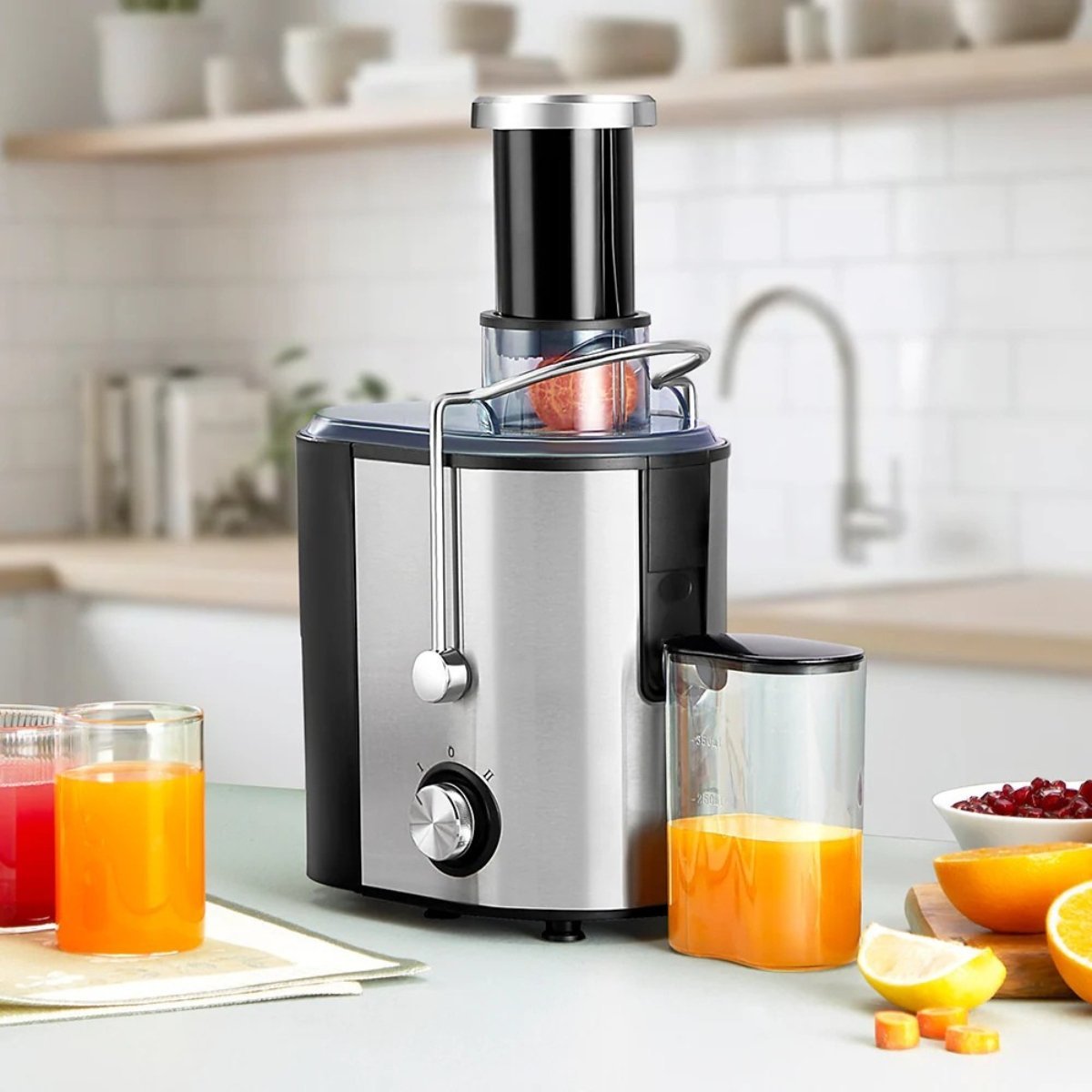 Portable Electric Juicer 350ml USB-C Rechargeable 6-Blade