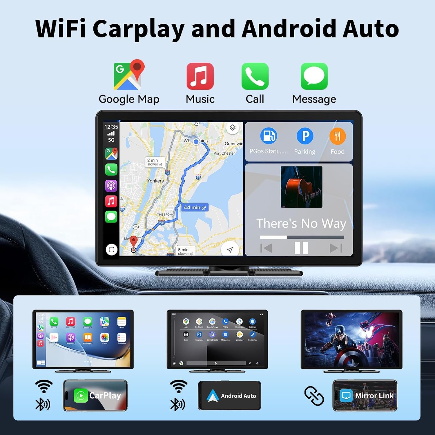 CarPlay și Android Auto wireless