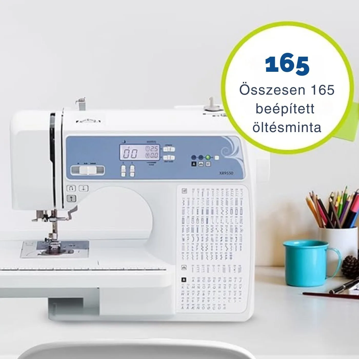 Kreatív varrógép 165 programmal